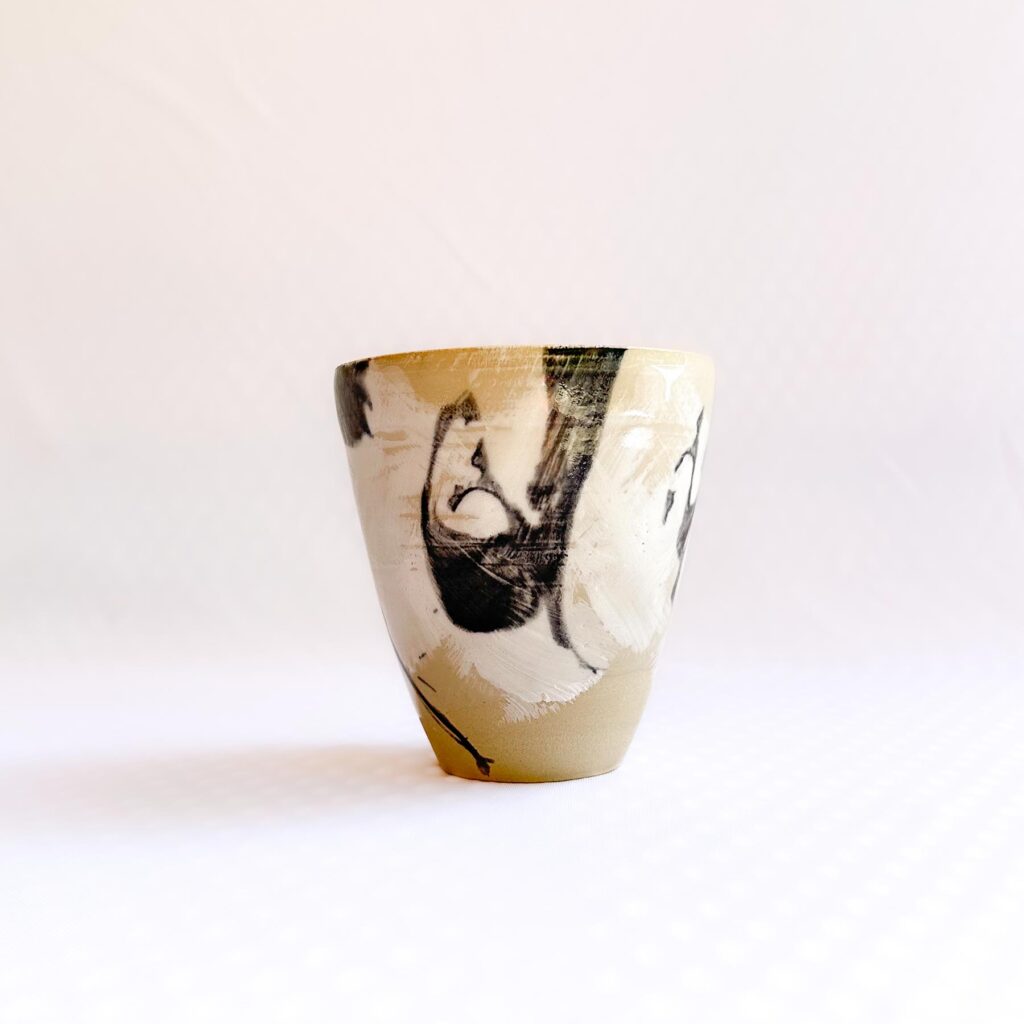 porta vaso in grès ceramico