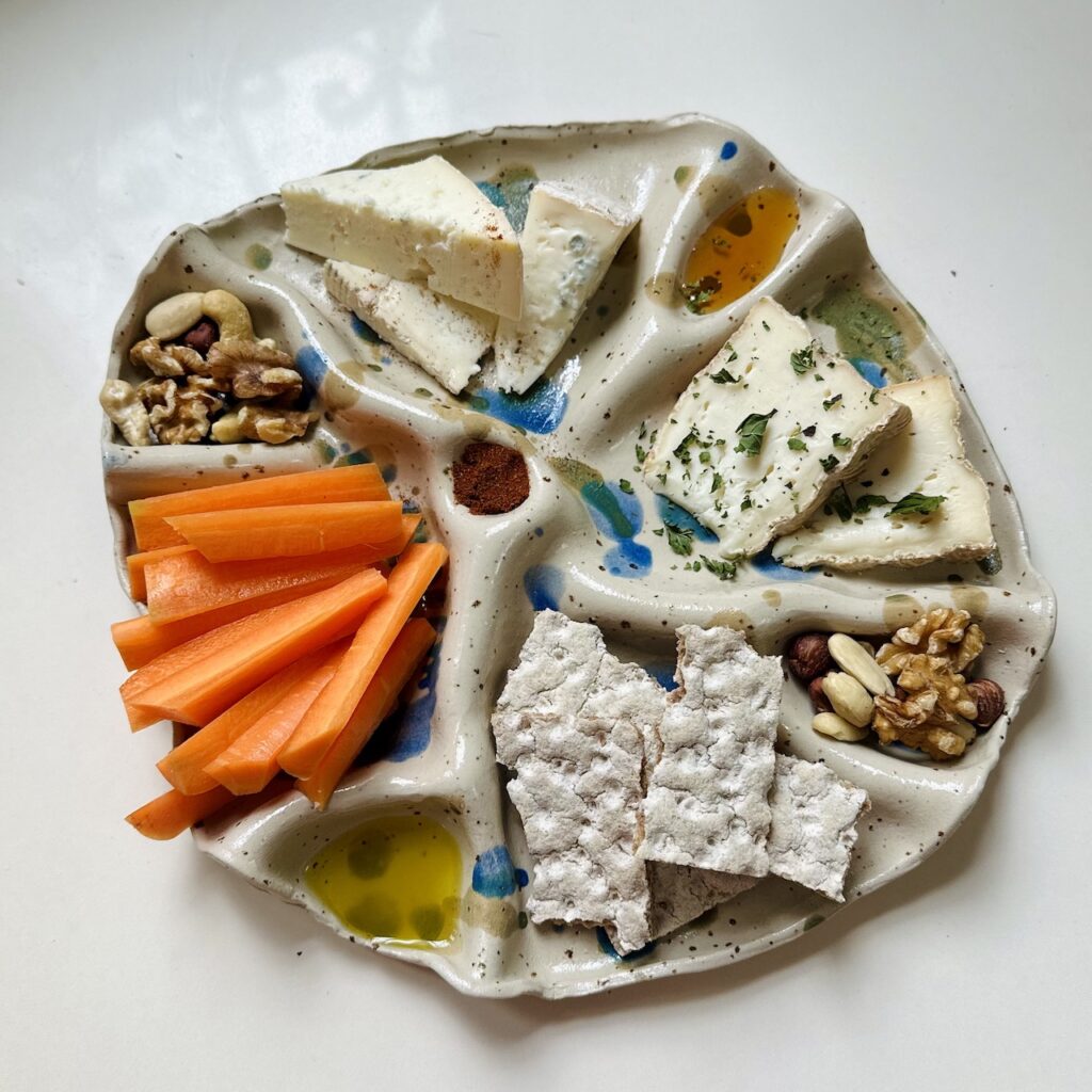 Piatto da antipasto in ceramica